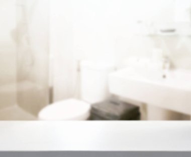 Masa üstü ve arka plan bulanıklık banyo