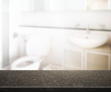 Masa üstü ve arka plan bulanıklık banyo