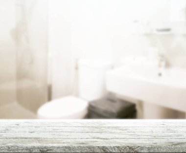 Masa üstü ve arka plan bulanıklık banyo