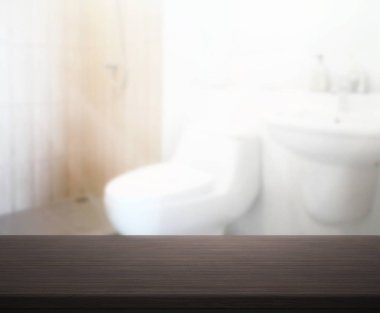 Masa üstü ve arka plan bulanıklık banyo