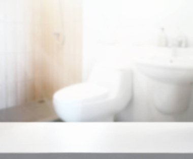 Masa üstü ve arka plan bulanıklık banyo
