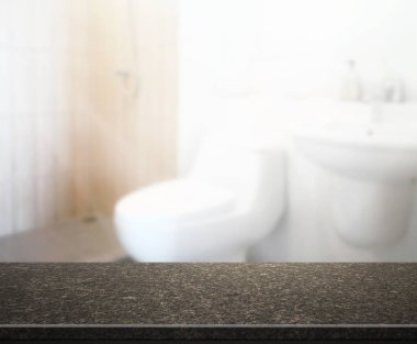 Masa üstü ve arka plan bulanıklık banyo