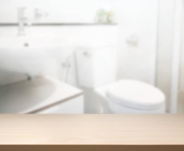 Masa üstü ve arka plan bulanıklık banyo