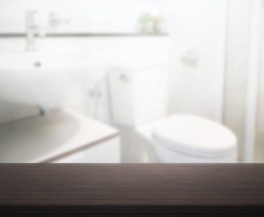 Masa üstü ve arka plan bulanıklık banyo