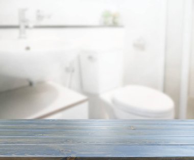 Masa üstü ve arka plan bulanıklık banyo