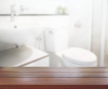 Masa üstü ve arka plan bulanıklık banyo