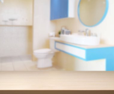 Masa üstü ve arka plan bulanıklık banyo