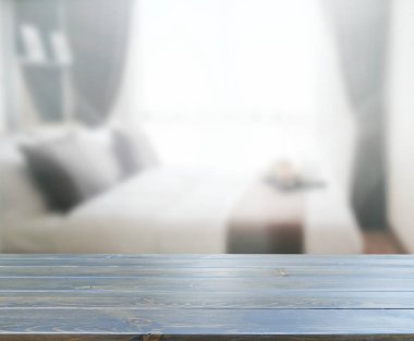 Yatak odasındaki Masa Üstü ve Görüntü Arkaplanı