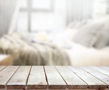 Yatak odasındaki Masa Üstü ve Görüntü Arkaplanı