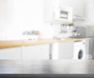 Masa üstü ve arka plan bulanıklık mutfak Oda