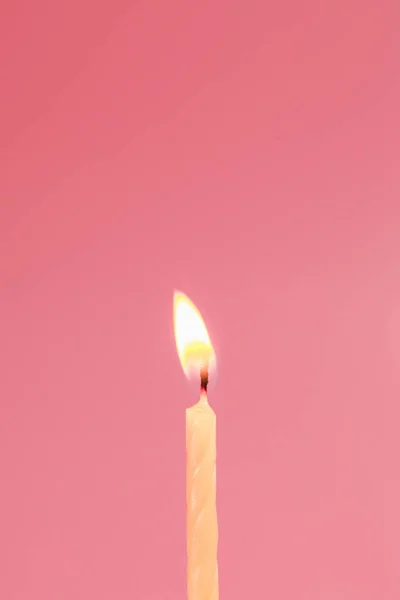 Kerze Party Auf Farbe Für Hintergrund — Stockfoto