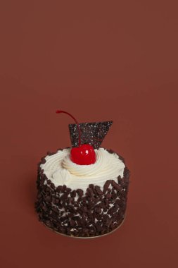 Doğum günü pastası üzerinde arka plan rengini