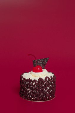 Doğum günü pastası üzerinde arka plan rengini