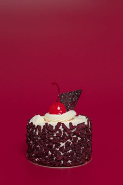 Doğum günü pastası üzerinde arka plan rengini