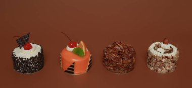 Doğum günü pastası üzerinde arka plan rengini