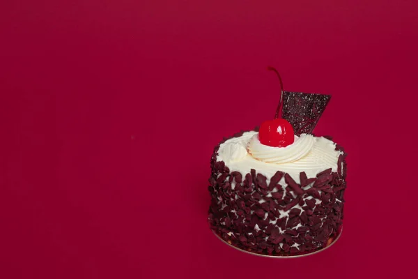 День Рождения Торт Цвет Фона — стоковое фото