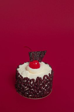 Doğum günü pastası üzerinde arka plan rengini