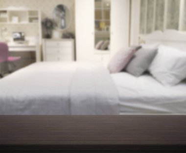 Yatak odasındaki Masa Üstü ve Görüntü Arkaplanı