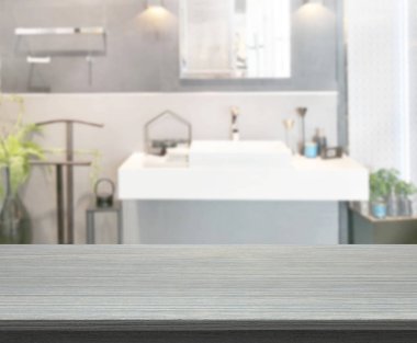 Masa üstü ve arka plan bulanıklık banyo