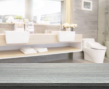 Masa üstü ve arka plan bulanıklık banyo