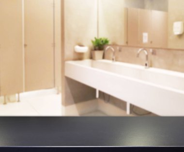 Masa üstü ve arka plan bulanıklık banyo