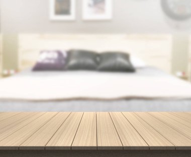 Yatak odasındaki Masa Üstü ve Görüntü Arkaplanı