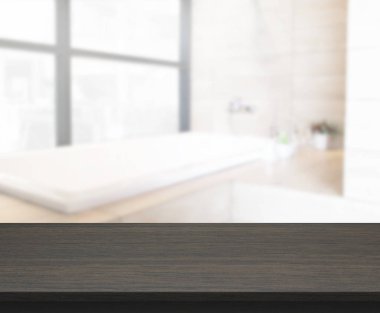 Masa üstü ve arka plan bulanıklık banyo