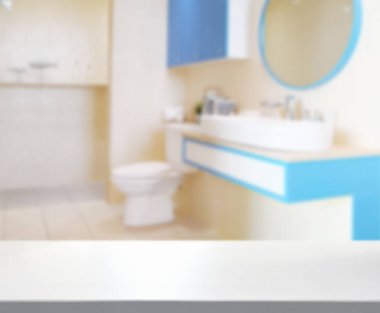 Masa üstü ve arka plan bulanıklık banyo