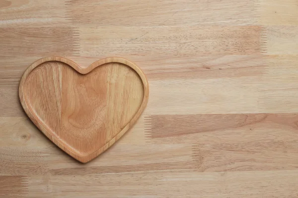 Holztischplatte Mit Geschirr Für Den Hintergrund — Stockfoto