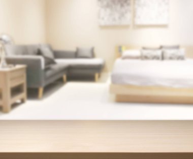 Yatak odasındaki Masa Üstü ve Görüntü Arkaplanı