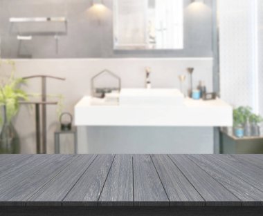 Masa üstü ve arka plan bulanıklık banyo