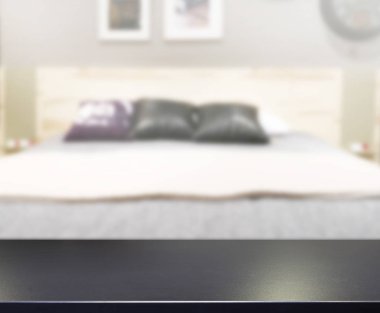 Yatak odasındaki Masa Üstü ve Görüntü Arkaplanı