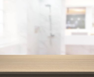Masa üstü ve arka plan bulanıklık banyo