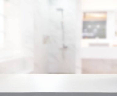Masa üstü ve arka plan bulanıklık banyo