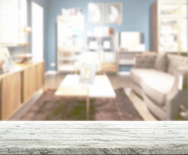 Arka planın Masa Üstü ve Bulanık Oturma Odası