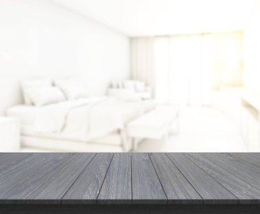 Yatak odasındaki Masa Üstü ve Görüntü Arkaplanı