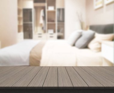 Yatak odasındaki Masa Üstü ve Görüntü Arkaplanı