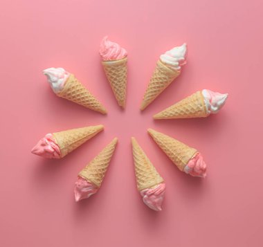 Arka Plan için Pembe Tatlı Sevgililer Kavramı