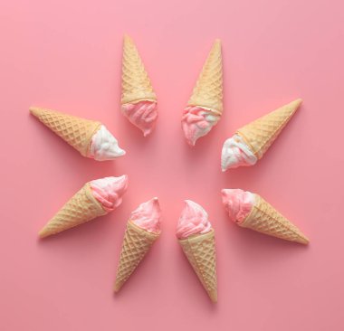 Arka Plan için Pembe Tatlı Sevgililer Kavramı