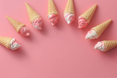 Arka Plan için Pembe Tatlı Sevgililer Kavramı