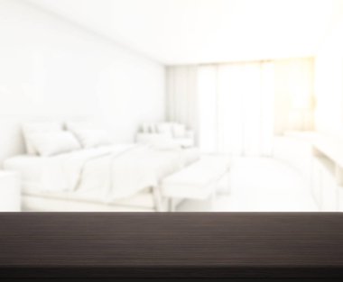 Yatak odasındaki Masa Üstü ve Görüntü Arkaplanı