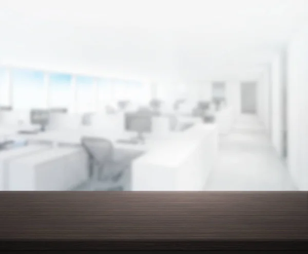 Table Top Blur Office Background — Stock Photo, Image