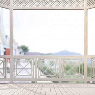 Balkon ve Teras dış arka plan bulanıklık