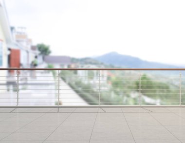 Balkon ve Teras dış arka plan bulanıklık