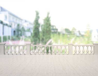 Balkon ve Teras dış arka plan bulanıklık