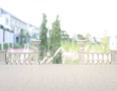 Balkon ve Teras dış arka plan bulanıklık
