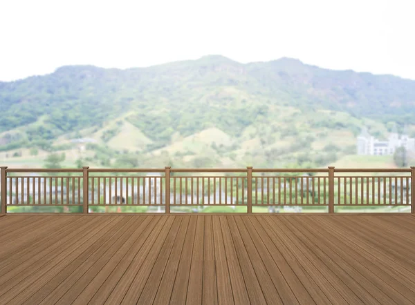 Balkon ve Teras bulanıklık doğa arka plan — Stok fotoğraf