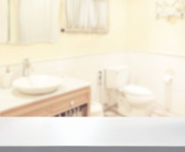 Masa üstü ve arka plan bulanıklık banyo