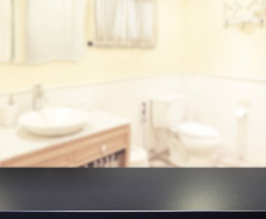 Masa üstü ve arka plan bulanıklık banyo