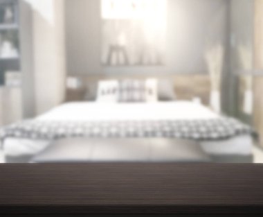 Yatak odasındaki Masa Üstü ve Görüntü Arkaplanı